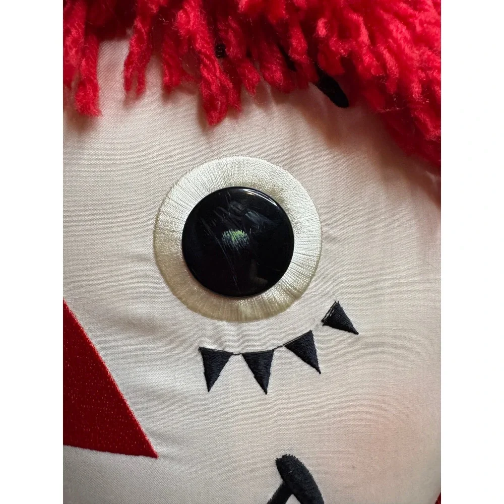 Dakin Raggedy Ann 85th Birthday Anniversary Large 36 Inch Plush Rag Doll Vintage
